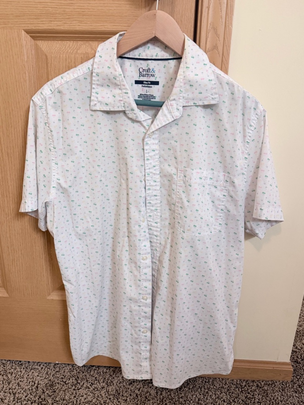 Short-Sleeve Button-Up Shirt
